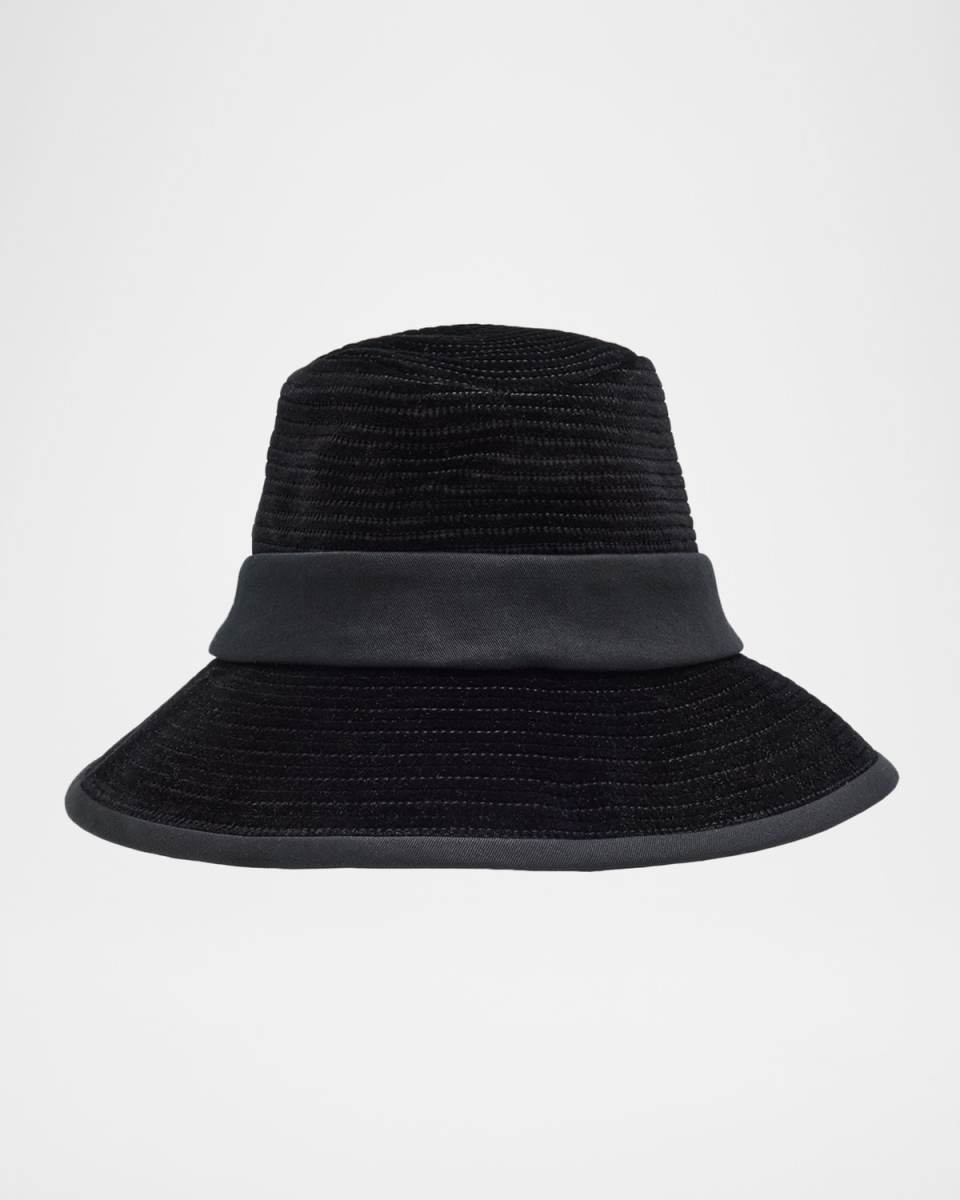 VLogo Signature Cotton Fedora Hat